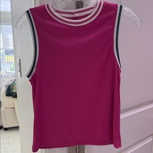 Women's Pink Sleeveless Top